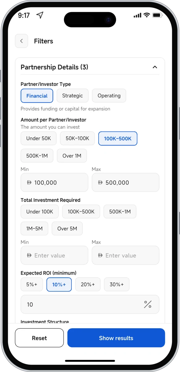 Filter & Search